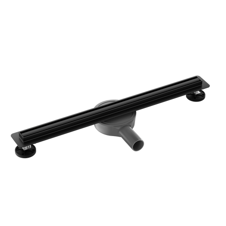 Odpływ liniowy podłogowy Balneo Slim & Low ProLine Black 100 cm czarny