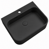 Washbasin BELORIA Solid Surface Carbon Black