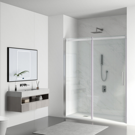 Drzwi prysznicowe rozsuwane Balneo Porta – Chrom 110 cm