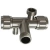 Angle valve model 4 INOX 1/2 x 3/8 x 3/4