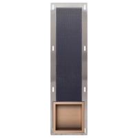Półka schowek na papier Balneo Wall Box Paper 3 Copper miedziany wbudowany w ścianę ze stali nierdzewnej