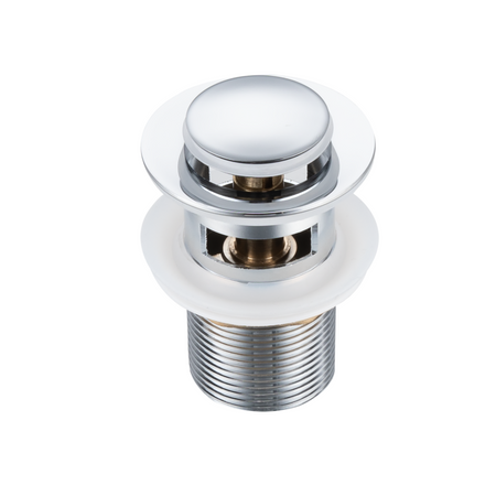 Basin plug brass Balneo Klik Klak B chrome with overflow