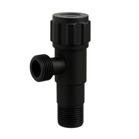 Poppet angle valve Model 2 BLACK 1/2" x 1/2"