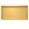 Balneo Wall Box No rim Gold 60 x 30 x 10 cm stainless steel recessed shelf without collar