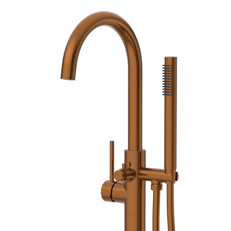 Balneo Cascade bath faucet model 2 copper