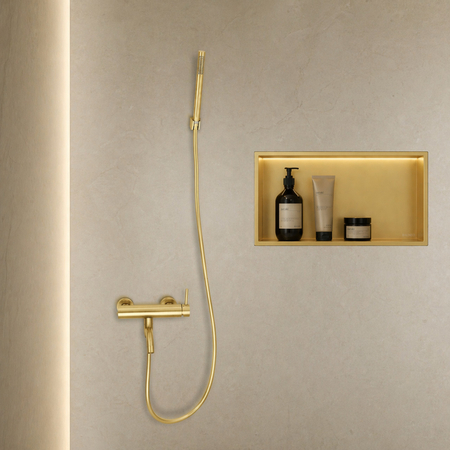 Bateria wannowa Balneo Cascade zestaw 1 shiny gold
