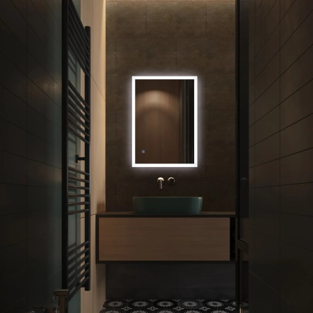 Balneo Cosmo Illuminated Rectangular Mirror, 80 × 120 cm