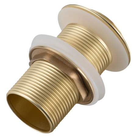 Balneo Brass Click-Clack Basin Plug B, Gold, Without Overflow – Brushed Gold