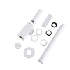 Trap basin brass Balneo white square