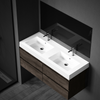 Balneo Mila countertop washbasin 120 x 45,8 cm white conglomerate