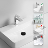 Basin plug brass Balneo Klik Klak C black without overflow
