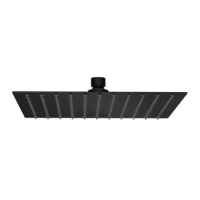 Balneo Cascade model 2 Black rain shower head