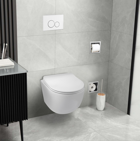 Flush button for TOILET Balneo Exo white