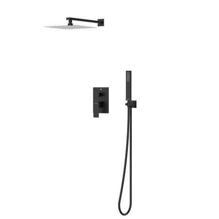 Bateria prysznicowa Balneo Cascade zestaw 3 black
