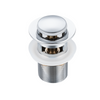 Basin plug brass Balneo Klik Klak B chrome with overflow