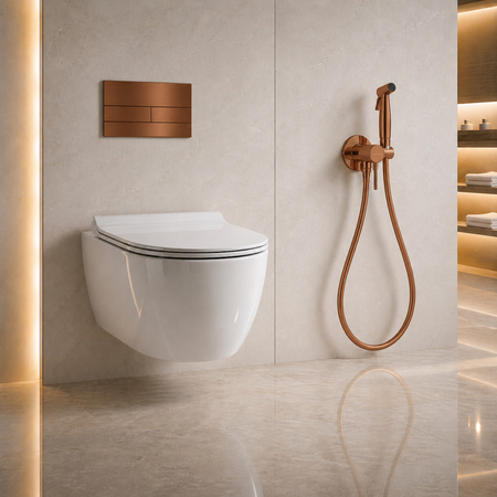 Bateria bidetowa Balneo Cascade model 2 copper