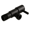 Angle Valve with Ceramic Cartridge, Model 1 BLACK, 1/2″ × 3/8″
