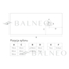 Balneo Stone Tray Composite Shower Tray 100 x 80 x 2.5 cm, Dark Gray, Low-Profile Rectangular