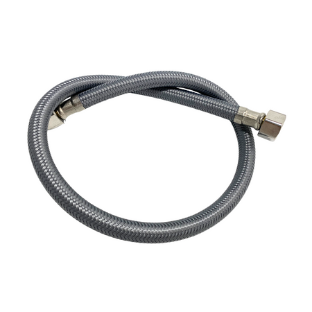 Wężyk przyłączeniowy Balneo PEX w oplocie szarym 3/8" x 3/8" 60 cm