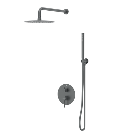Bateria prysznicowa Balneo Cascade zestaw 2 gun metal