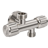 Zawór kątowy model 4 INOX 1/2 x 3/8 x 3/4