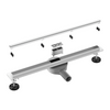 Linear drain floor Balneo Slim & Low ProLine Inox 100 cm chrome