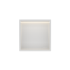 WALL-BOX ONE - WHITE z LED - 30x30x10 cm