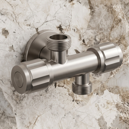 Angle valve model 4 INOX 1/2 x 3/8 x 3/4