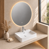Balneo Neria 60 × 42 cm white ceramic countertop washbasin