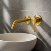 Balneo Cascade washbasin faucet model 3 shiny gold