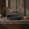 Washbasin ETERIA Solid Surface Carbon Black