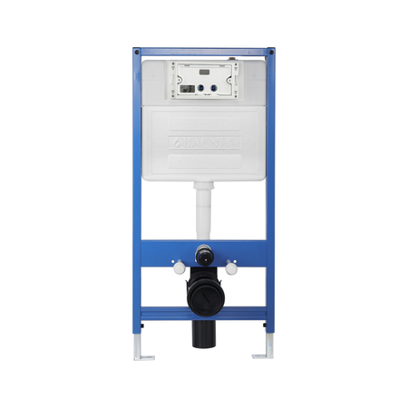 Balneo concealed WC set Fix-Frame Slim Next frame with white Luna Tornado WC bowl
