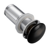Balneo Klik Klak C Brass Basin Plug Black Without Overflow with Ceramic Head