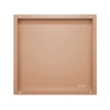 Balneo Wall Box No rim Copper 30 x 30 x 10 cm copper stainless steel recessed shelf without collar