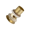 Balneo Brass Click-Clack A Basin Pop-Up Waste with Overflow – Brushed Gold