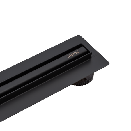 Odpływ liniowy podłogowy Balneo Slim & Low ProLine Black 90 cm czarny