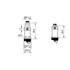 Mechanism plug Balneo Klik-Klak for series A,B,C,E,F,G