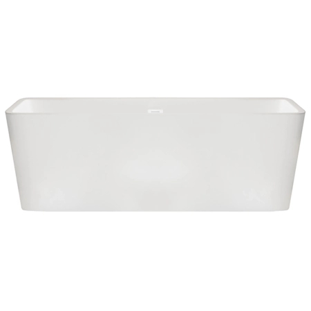 Balneo ROMA freestanding bathtub 170 x 80 cm white acrylic with stainless steel frame and 6 stabilising legs with overflow and white plug