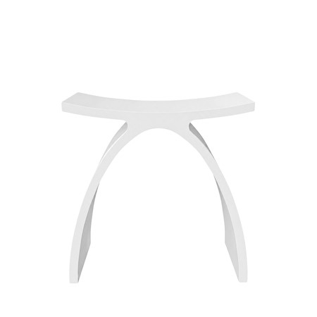 Stołek łazienkowy LAVO Solid Surface Coco White/Biały