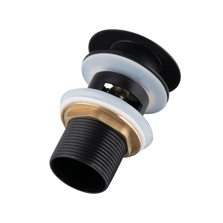 Basin plug brass Balneo Klik Klak A black with overflow