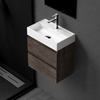 Balneo Viki countertop washbasin 40 x 24 cm white conglomerate