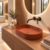 Washbasin ETERIA Solid Surface Cotto Antico