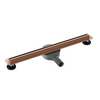 Linear drain floor Balneo Slim & Low ProLine Copper 70 cm copper