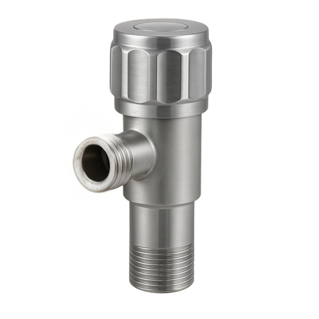 Zawór kątowy z głowicą ceramiczną model 2 Inox 1/2 x 3/4