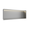 Balneo Wall Box LED Inox recessed shelf 90 x 30 x 10 cm