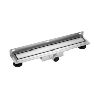 Odpływ liniowy przyścienny Wall&Floor Inox 60 cm dwustronny