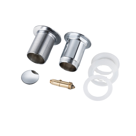 Korek umywalkowy mosiężny Balneo Klik Klak E chrom bez przelewu