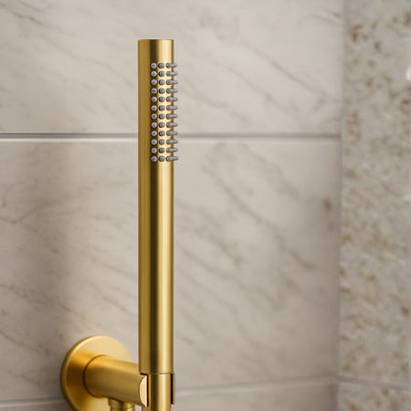 Balneo Cascade shower head model 1 gold