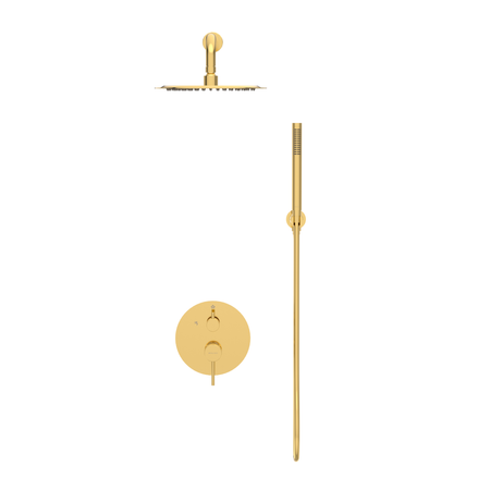 Balneo Cascade shower mixer set of 2 shiny gold