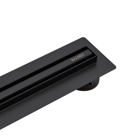 Linear drain floor Balneo Slim & Low ProLine Black 80 cm black